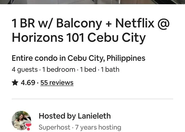 1 Bedroom With Balcony With Netflix At Horizons 101 Apartment *